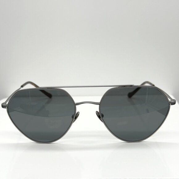 Georgio Armani AR6111 3003/87 Sunglasses Matte Gunmetal Grey Lenses Square main image 9